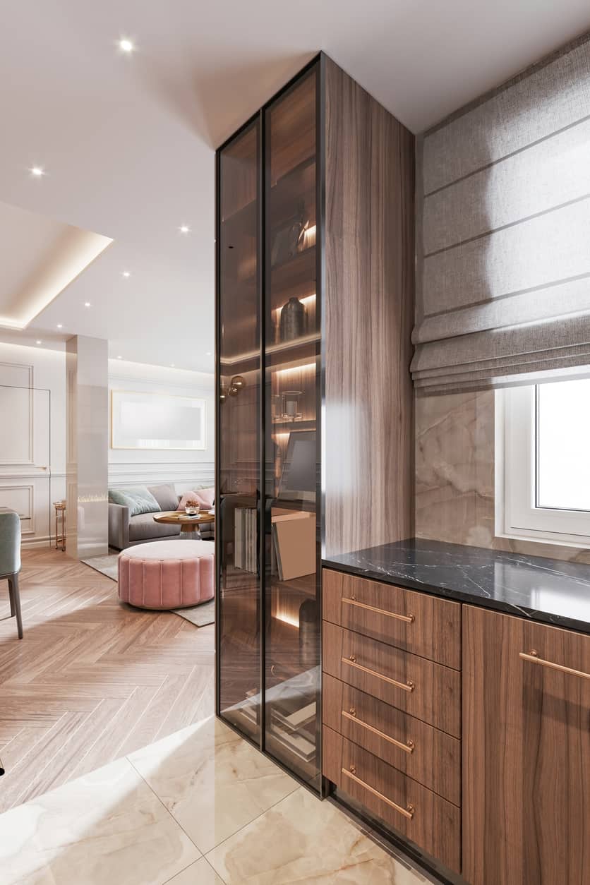 Modern kitchen interior