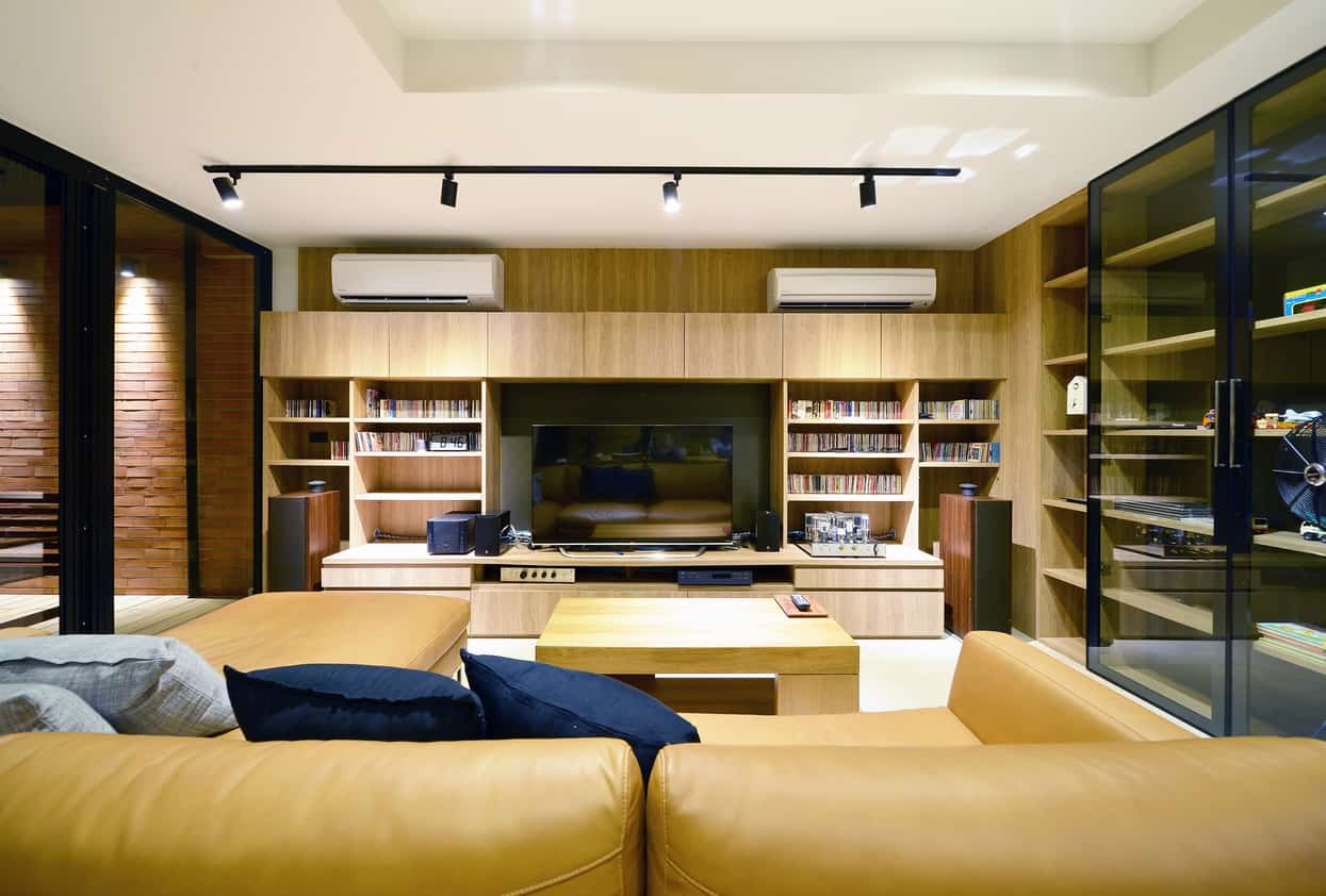 Loft style luxury modern living interior and decoration, interior design