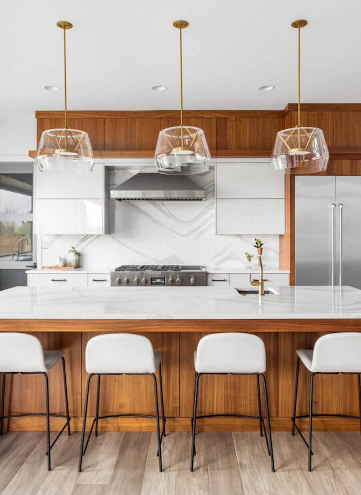 Cuisine luxe blanche